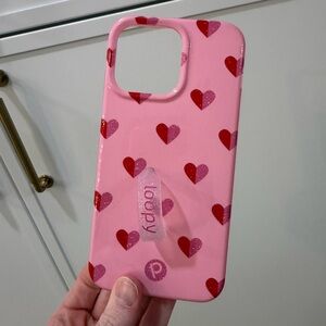 Loopy Case Red and Pink Hearts (iPhone 15 pro max 6.7in) 🩷❤️